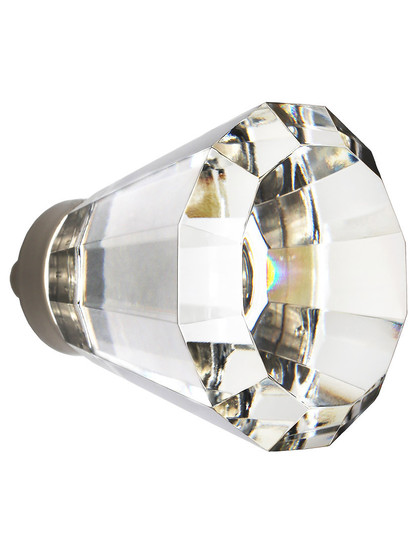 Over-Sized Brookmont Crystal-Glass Cabinet Knob - 1 3/4" Diameter
